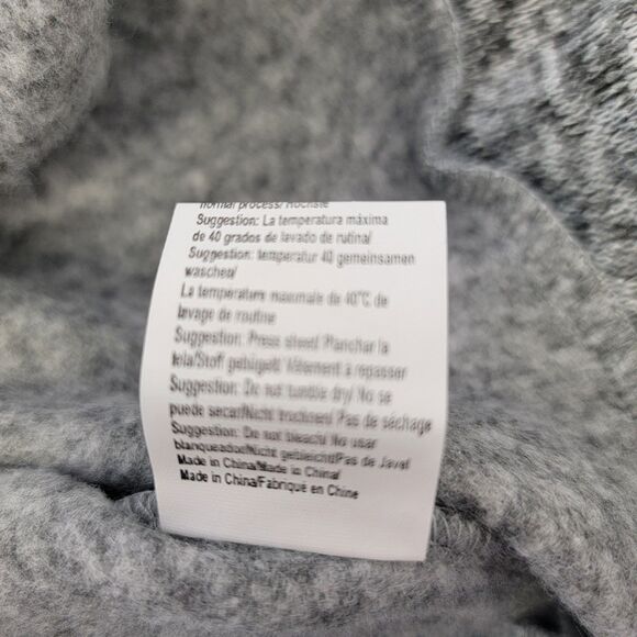 Coofandy Mens Marled Gray Qtr Button Pullover Long Sleeve Sweater S NWT - Picture 15 of 16